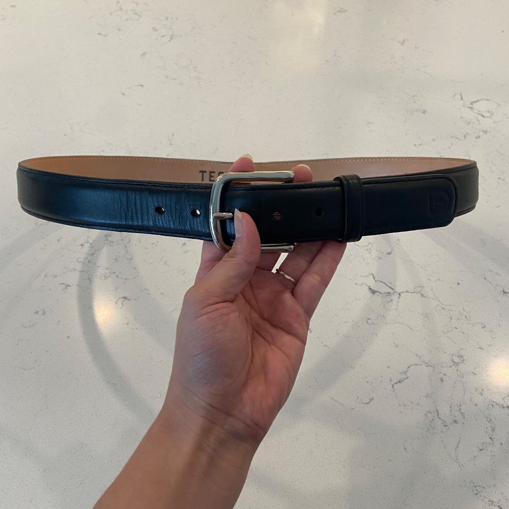 Tecovas Calfskin Belt - Black (Size 38)